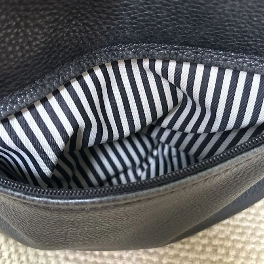 Kate Spade Shoulder Bag Purse Black Pebbled Leather J183 PXRU7834 Q393 03/17